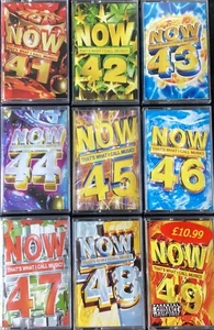 9x Now That’s What I Call Music Double Cassette Tapes~41+42+43+44+45+46+47+48+49 - Picture 1 of 5