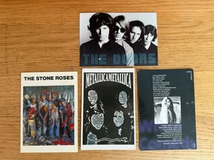 POSTCARDS Vintage The Doors Postcard -  The Stone Roses - Metallica - Zephaniah - Picture 1 of 9