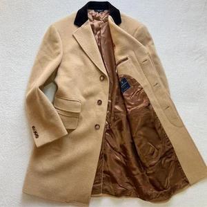 Brooks Brothers Loro Piana Camel Hair Chester Coat Size 36 - Picture 1 of 16