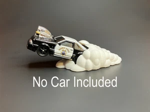 muscle machines 1/64 Mustang Fox Body Burnout Wheelie Dynamic Statue - No Car - Picture 1 of 9