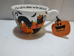 PORTOBELLO By DESIGN HALLOWEEN TO CUTE TO SPOOK Bone China Jumbo Cup - Picture 1 of 21