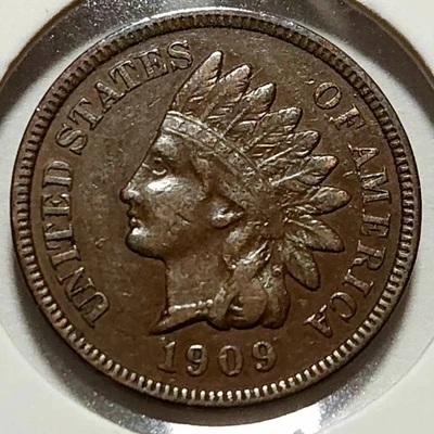 1909 Indian Head Cent - VF+ - 3 Diamonds - Nice Color! **14,370,645 Minted** - Image 1 of 2