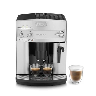 DeLonghi ESAM 3200 S MAGNIFICA Kaffeevollautomat Kegelmahlwerk 1.8 L Silber - Bild 1 von 4