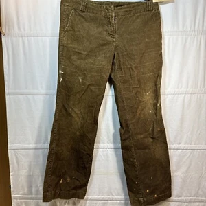 J. Crew Cordhose City Fit Damen Kord Gr. 8P Braun Used-Look Farbe Bleiche - Bild 1 von 16