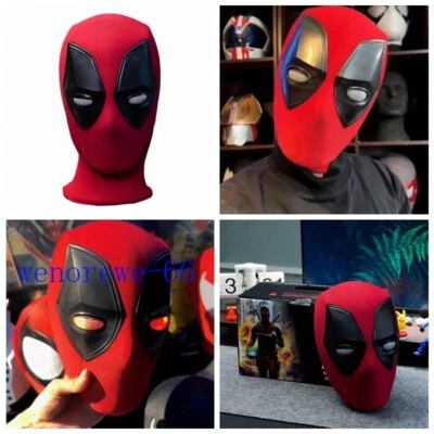 Deadpool 3 Helmet Mask Light-up Movable Eyes Ring Remote Control Sound Effects - Image 1 of 4