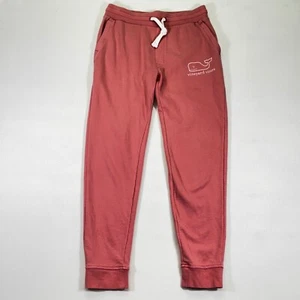 Vineyard Vines Frottee Jogginghose Lounge Hose Kordelzug bequem Freizeit rosa Gr. S - Bild 1 von 7
