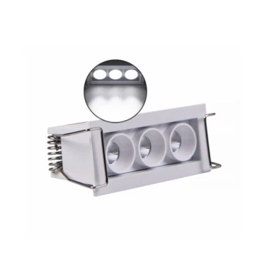 Faretto a LED Rettangolare per Controsoffitti in Cartongesso Luce da soffitto - Immagine 1 di 4