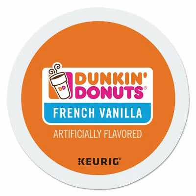 Dunkin' Donuts French Vanilla Coffee Keurig 22 K-Cups Pods Medium Roast (400847) - Image 1 of 4