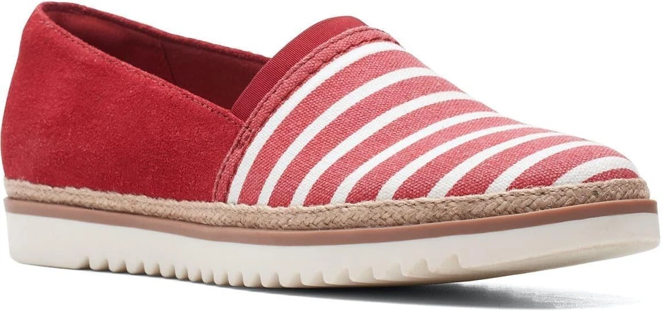 Clarks Women's Serena Paige Shoes Style# 26159359 Size 9.5 Wide Red