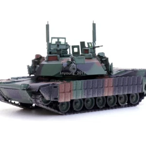 1/72 US Army M1A2 Tusk II Tank Model Diecast Military Vehicle Toy for Boys Gifts - Picture 1 of 15