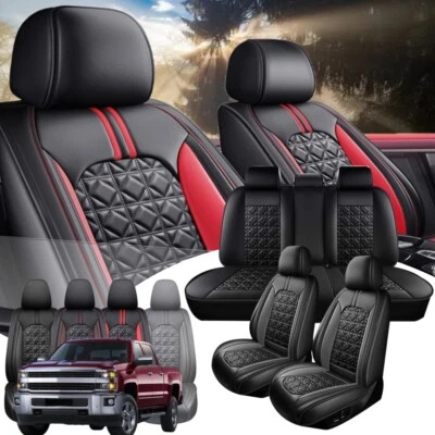 Pickup Truck Car Seat Covers Pad For Chevrolet Silverado GMC 1500 2500HD 3500HD Foto 1 de 4