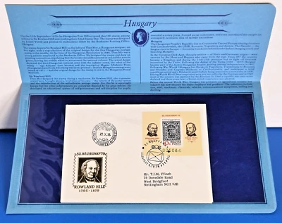 Hungary First Day Cover Commemorating 1979 Sir Rowland Hill plus Info. - Image 1 of 3