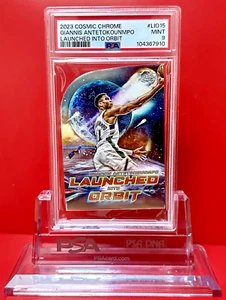 Giannis Antetokounmpo PSA 9 ! 2023 Topps Comic Chrome #LIO15 - Picture 1 of 2