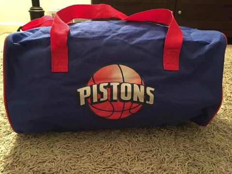 Detroit Pistons Hard Work Pays Off Gym/Duffle/Travel/Overnight Bag Cover
