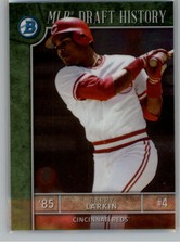 2017 Bowman Draft MLB Draft History #MLBD-BL Barry Larkin Reds NM-MT 