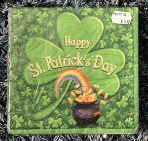 Happy St Saint Patrick’s Day Napkins x 16 - Picture 1 of 1