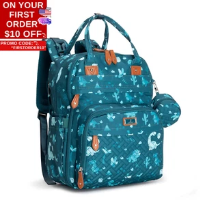 Diaper Bag Backpack - Baby Essentials, Travel Essentials Baby Bag with Changing - Picture 1 of 12
