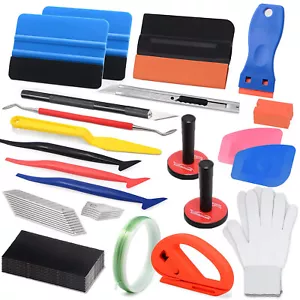 Auto Folien Set Werkzeuge Folier Rakel 5M Messerloses Klebeband Wrapping Tools - Bild 1 von 2