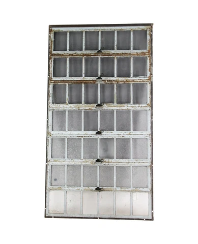 Multi Louver Industrial Encasement Window 80.75 x 44 Cover