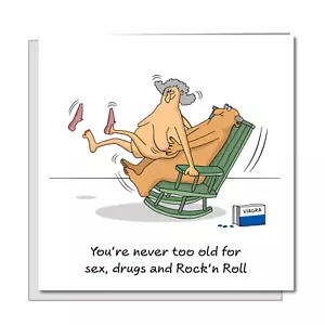 Funny Birthday Card 40th 50th 60th Anniversary Wife Husband Mum Dad Rude Naughty - Picture 1 of 7