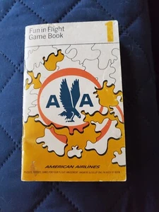 Vintage 1966 American Airlines Spaß im Flug Spiel Bücher 1 Rätsel Rätsel - Bild 1 von 4