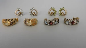 lotto x orecchini  argento massiccio Vintage lot x  solid silver  earrings  V25 - Foto 1 di 13