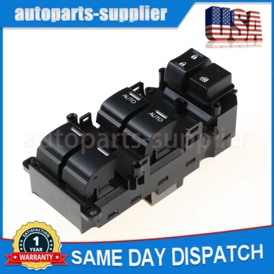 Interruptor de janela mestre dianteiro driver lateral para 2009-2015 Honda Pilot Acura TSX TL - Imagem 1 de 4