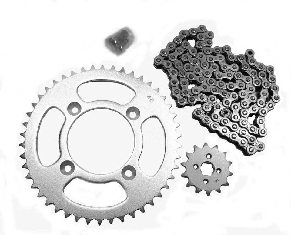 Juego de cadena y piñón 14/46 Honda CRF80F, 2004-2013 - CRF 80F, 80 Foto 1 de 1