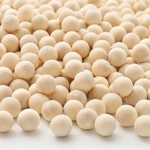 300Pcs 1/2Inch Wooden round Balls Unfinished Natural Wood Balls Wood Balls Woode - Picture 1 of 8
