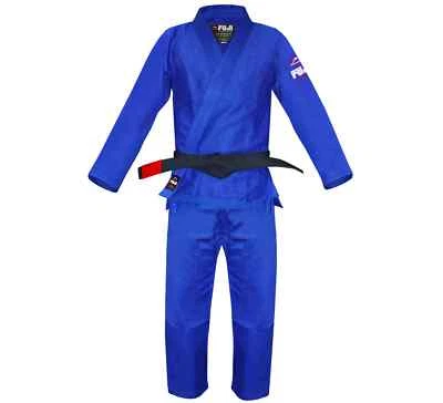 New Fuji Sports All Around Mens Brazilian Jiu Jitsu Gi Jiu-Jitsu BJJ - Blue - Image 1 of 4