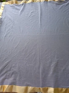 A White Net Food Cover With A Yellow Satin Border - Picture 1 of 5