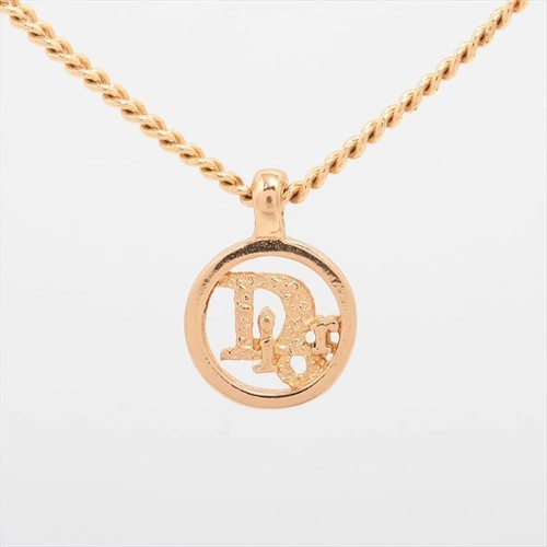 Collana con strass logo Christian Dior accessorio girocollo tono oro