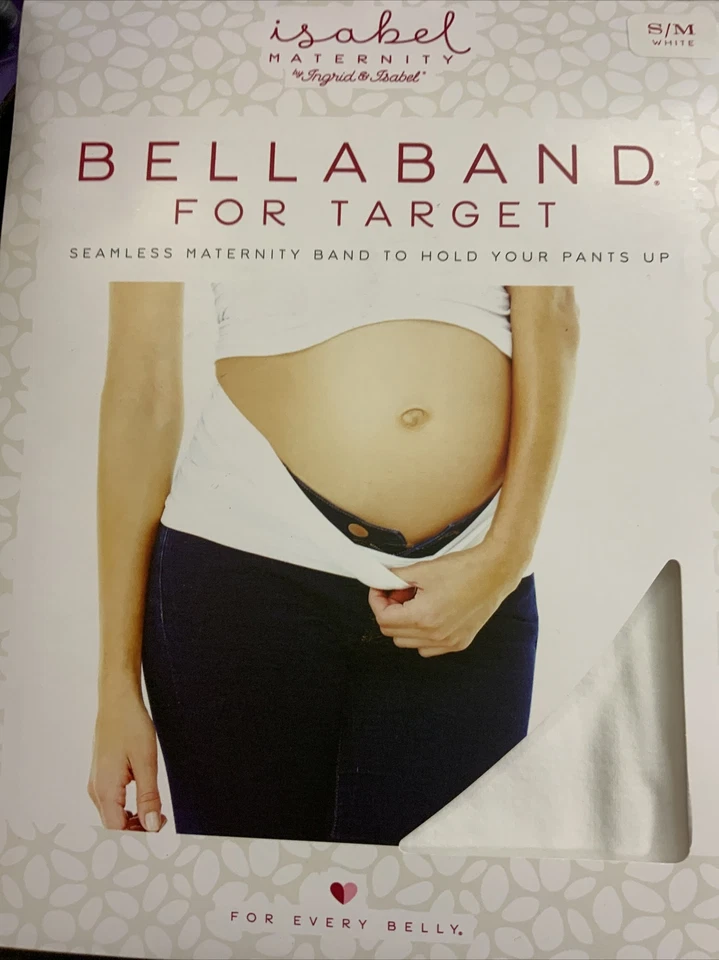 Isabel Maternity BellaBand for Target S/m Band to Hold up Pants White