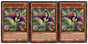 Yugioh - 3X Dragón Heliosfera - Común - 1ª Edición - PRIO-EN004 - Casi Como Nuevo - Imagen 1 de 1