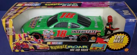 1997 toy Biz Nascar 18 Bobby Labonte Rumble N’ Roar Gas Can racer w/ Figure NEW Cover
