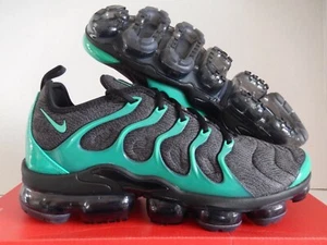 NIKE AIR VAPORMAX PLUS AIR MAX PLUS BLACK-GREEN-GREY EAGLES SZ 9.5 [924453-013] - Picture 1 of 5