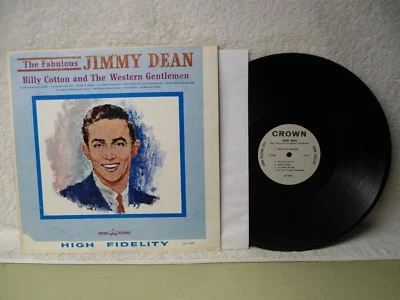 The Fabulous Jimmy Dean LP Billy Cotton Western Gentlemen Clean 1963 Crown Orig! Foto 1 de 4