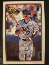 1989 Bowman Keith Hernandez Baseball Card #385 New York Mets