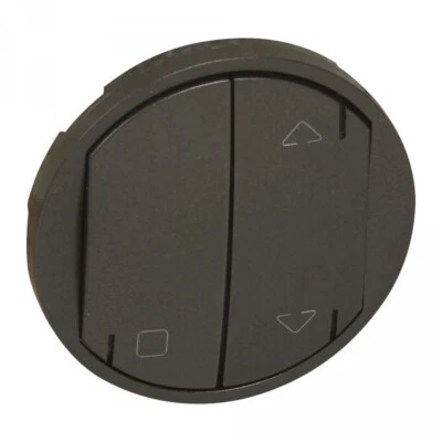 Legrand 67894 - Enjoliveur commande Radio volets roulants GRAPHITE - Photo 1/3