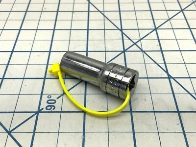 S-K 40412, 3/8 Deep 6pt 3/8in. Socket,  1-3/4in. tall, USA Made - YELLOW Tag - Image 1 of 4
