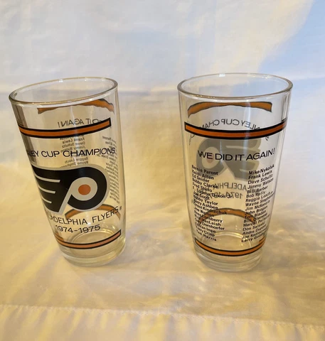 Philadelphia Flyers Stanley Cup Glasses (Pair) Cover