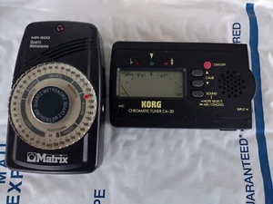 Matrix Digital Metronome MR500 and a Korg Chromatic Tuner CA-30 Lot Pre-Owned - Picture 1 of 4