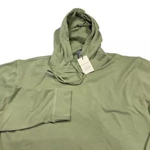 Peter Millar Hoodie XL Crown Lava Wash Garment Dyed Pullover Sweater Green - Picture 1 of 9