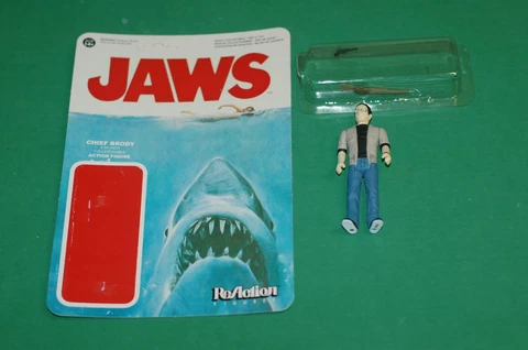 Funko Reaction Chief Brody Jaws Great White Shark Super 7 Figure 3 3/4 figures Cover