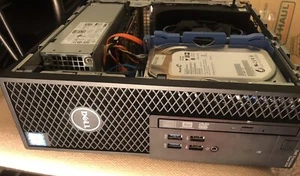 DELL PRECISION TOWER 3420 DESKTOP SFF 3.2GHZ I5 8GB RAM 500GB HDD W10 PRO - Picture 1 of 11