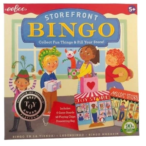 Juego de bingo eeBoo Storefront para niños sellado nuevo en caja pensamiento crítico - Imagen 1 de 8