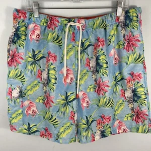 Tommy Bahama Mens XL Cargo Swim Trunk Shorts Lined Tropical Floral Print - Picture 1 of 11
