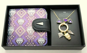 Black Panther Marvel Comics Damen Geldbörse Kompakt Halskette Ohrringe Geschenkset Neu - Bild 1 von 9