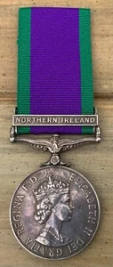 campaign service medal Northern Ireland 24397355 Pte J R Chestnut ACC - Picture 1 of 2