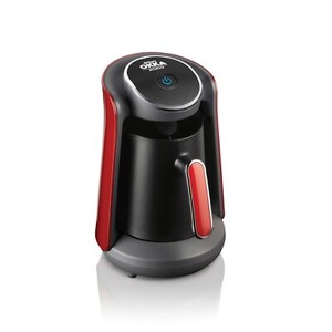 Arzum Okka Minio OK004 Automatic Turkish/Greek Coffee Maker/Machine, Red/Silver